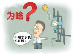 小编为您解析水表自转原因